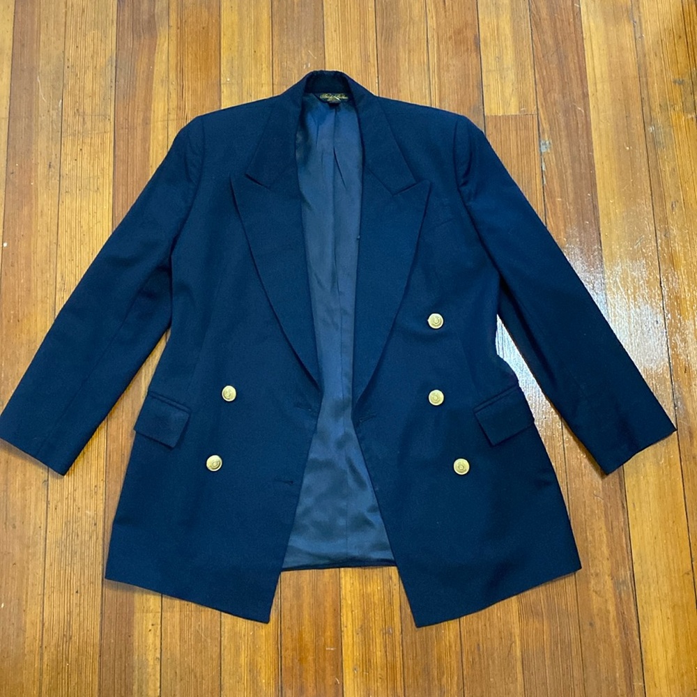 Vintage Navy Brooks Brothers Blazer